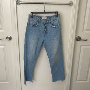 Zara Straight Leg Crop Denim
